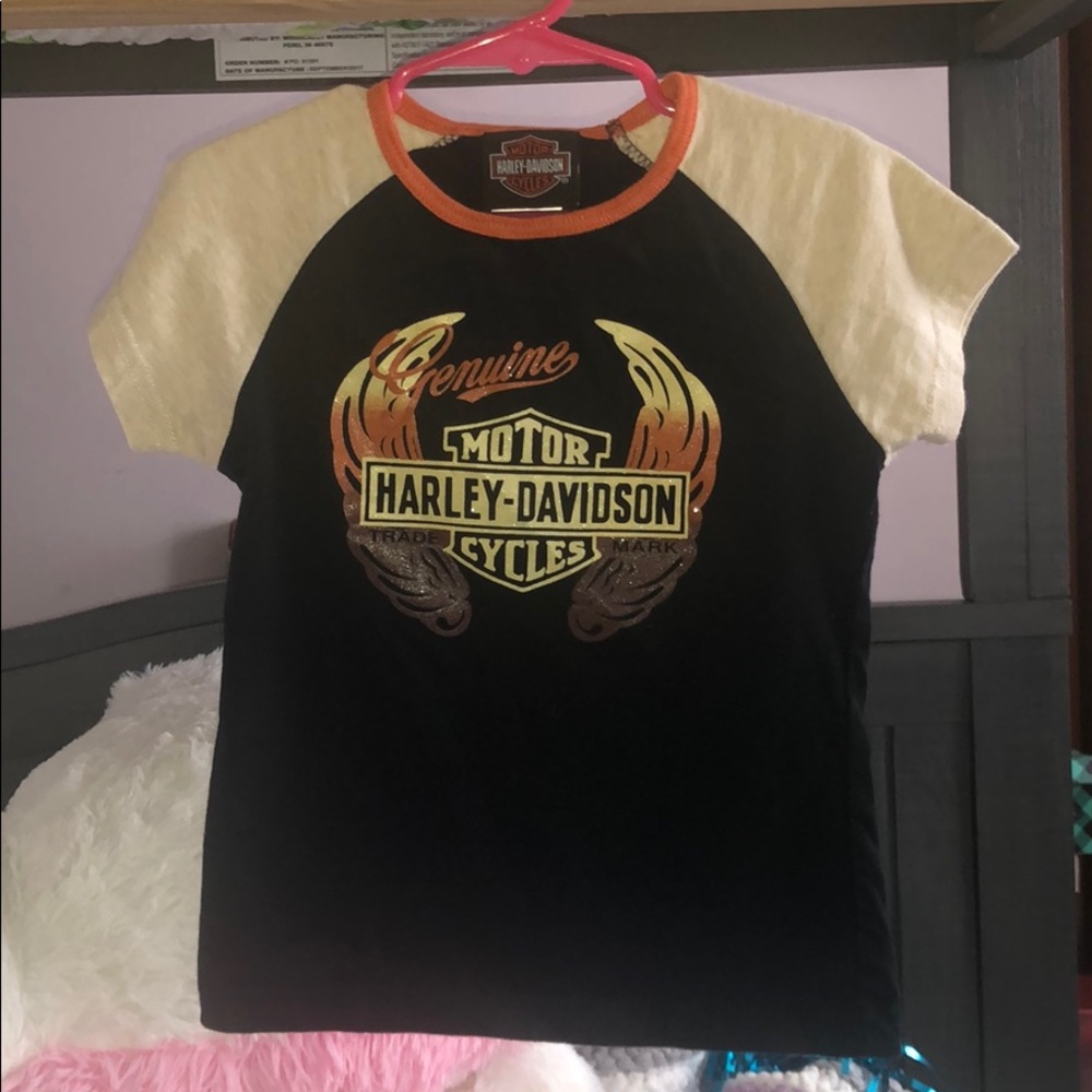 Girls Harley Davidson T-shirt size 5